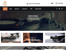 Tablet Screenshot of needlefinder.net